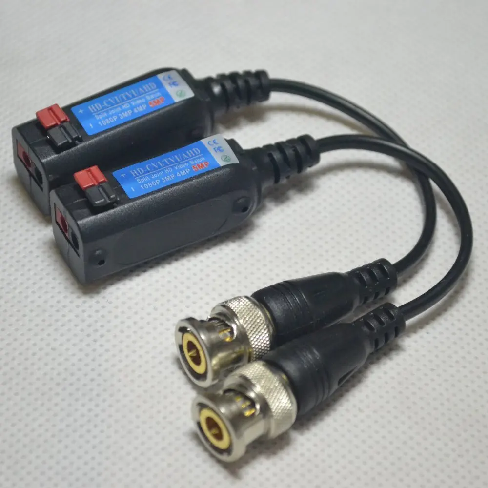 10 пар HD BNC Video Balun Twisted CCTV пассивные трансиверы UTP Cat5 CVI TVI AHD 5MP 4MP 3MP 960H 1080P 720P для
