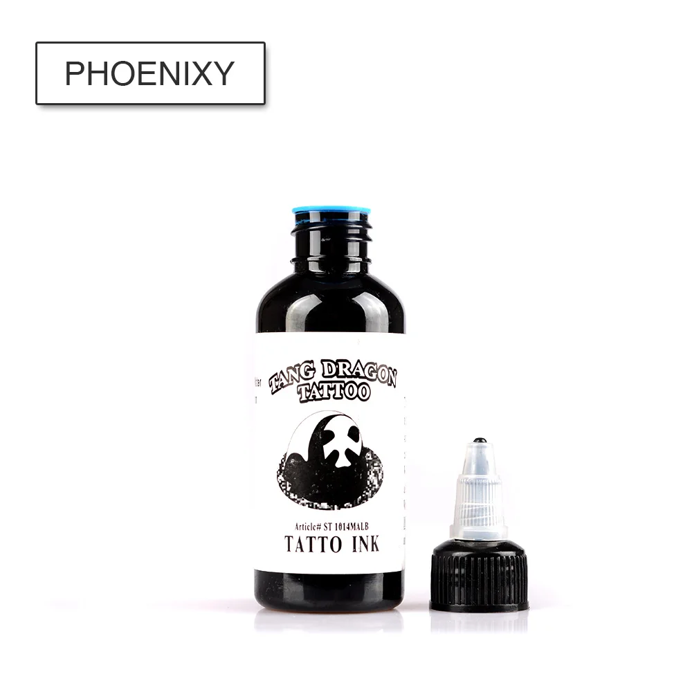 Профессиональный набор пигментных чернил для тату 1 бутылка 2 унции 60 мл черные