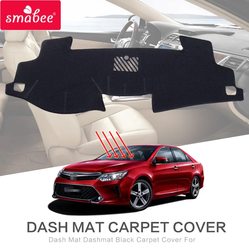 Автомобильный коврик smabee для TOYOTA CAMRY 2013 - 2016 7 аксессуары черный нескользящий