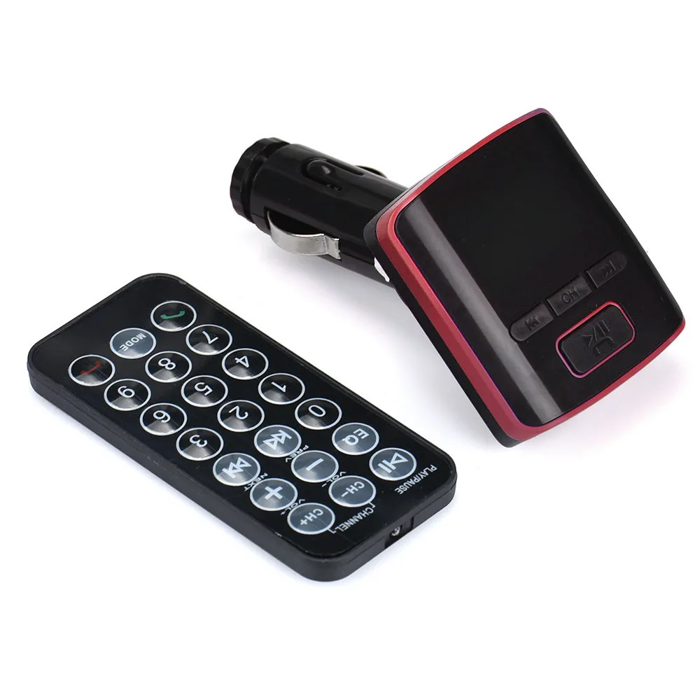 Двойной USB зарядное устройство LCD автомобильный комплект MP3 Bluetooth fm передатчик с