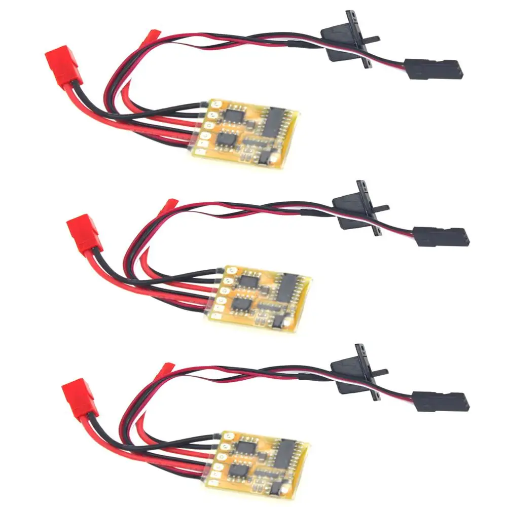 F05427 3 шт. 9G RC 10A матовый ESC двухсторонний контроллер скорости двигателя без тормоза