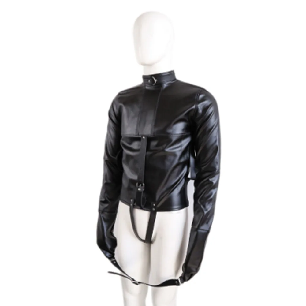 Регулируемая куртка для бондажа с длинными рукавами Bdsm бондаж фиксаторы фетиш