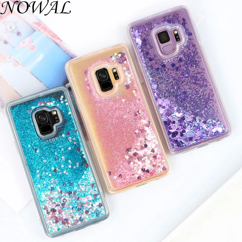 NOWAL с изображениями искрящихся влажным блеском чехол сияющими блестками для samsung