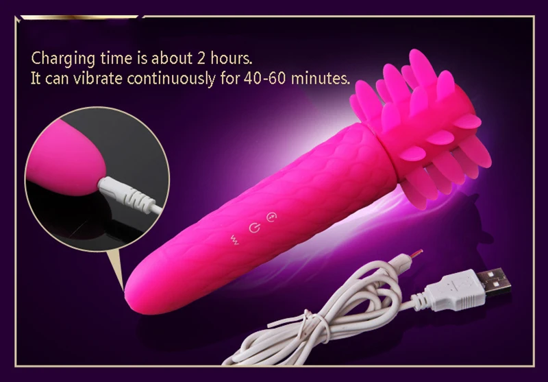 10 Скорость полости рта мини вибратор волшебная палочка массажер стимулятор