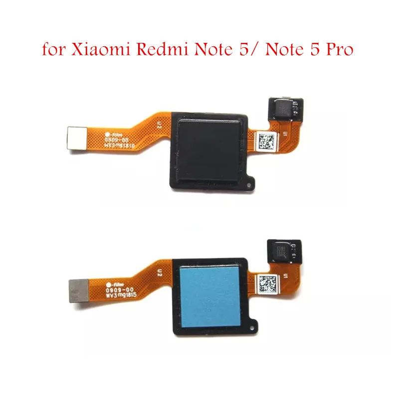Для Xiaomi Redmi Note 5/Note 5Pro сканер отпечатков пальцев Кнопка Home гибкий кабель сенсорный ID сенсор возвратный гибкий кабель, запчасти для ремонта