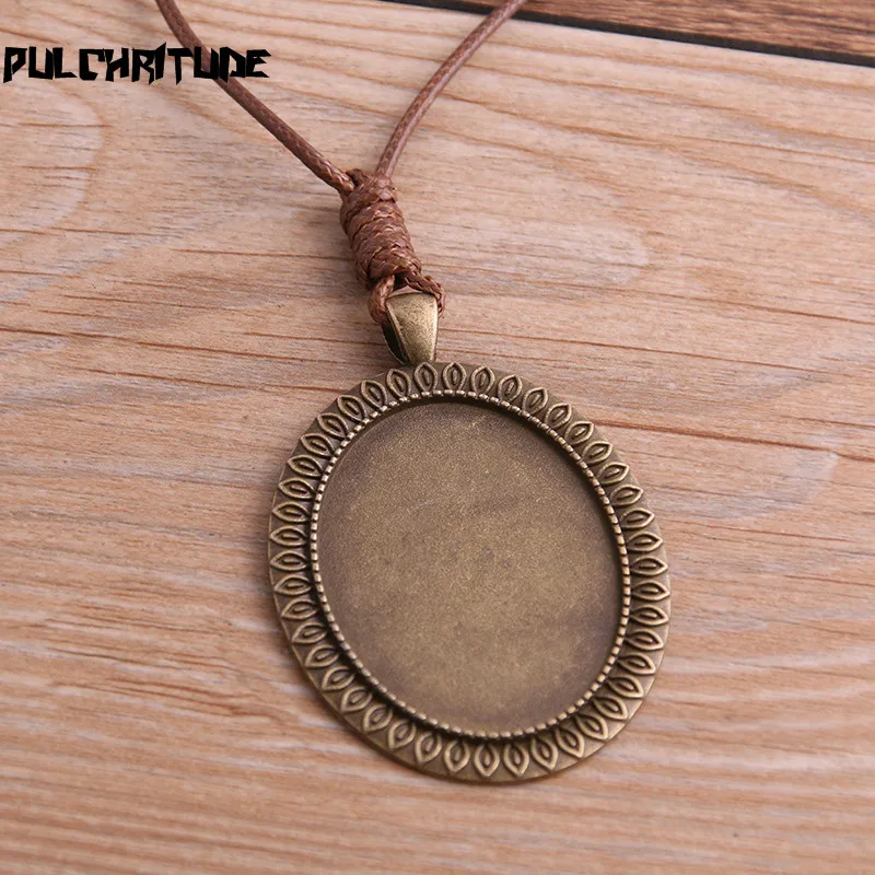 Подвески из цинкового сплава 2 шт. подвески с большим овальным кабошоном два