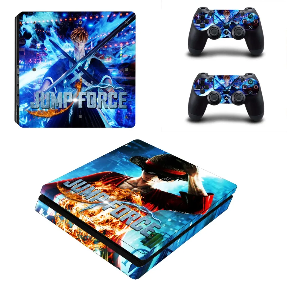 Jump Force Play станция 4 PS4 тонкие наклейки кожи тонкий контроллер чехол для Sony Dualshock