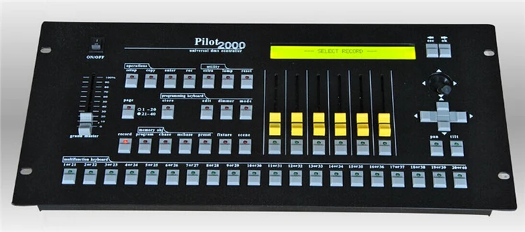 Бесплатная доставка Пилот 2000 DMX512 Контроллер сценического Света контроллер DMX