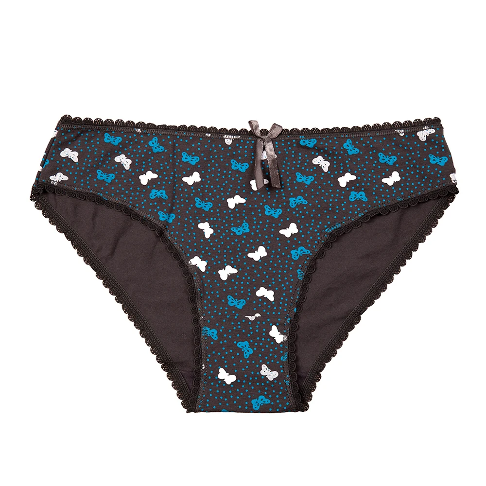 Сексуальные женские трусики FUNCILAC Трусики-бикини в горошек с бабочками для