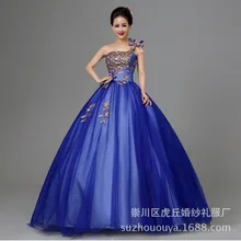 Quinceanera habitu принцессы Пышное Бальное Платье с длинными рукавами и аппликацией из бисера плиссированное платье на одно плечо бальные платье Trajes De Quinceaneras