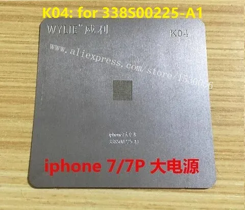 Трафарет reball 339S00199 338S00225 A1 PMD9645 для iPhone 7P 7G WLAN_RF wifi модуль ic U1801 baseband power ic|stencil|stencils for