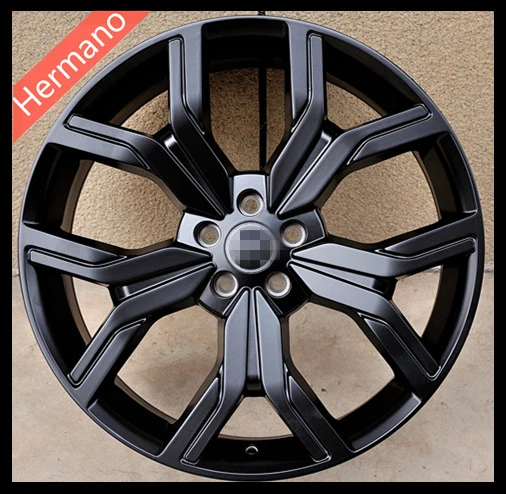 МАТОВЫЙ ЧЕРНЫЙ ЛИЦО 20*9.0 inch PCD 5x108 Смещение 43 мм диаметр 63.3 Колеса Автомобиля для