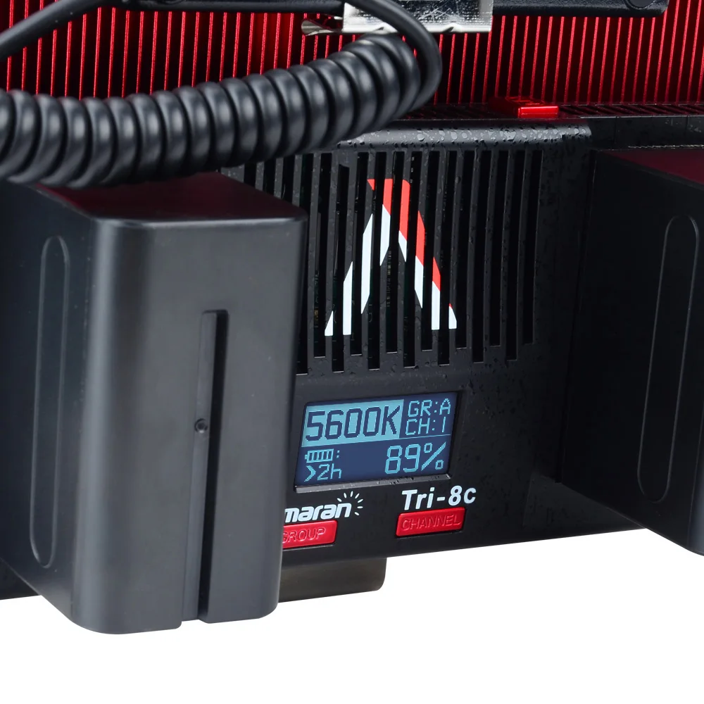 Светодиодная студийная осветительная панель Aputure Amaran 6 шт. батарея NP F970 легкая