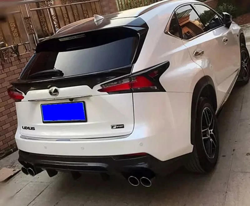 Новый дизайн Высокое качество ABS материал для LEXUS NX200 NX200T NX300H спойлер на заднее