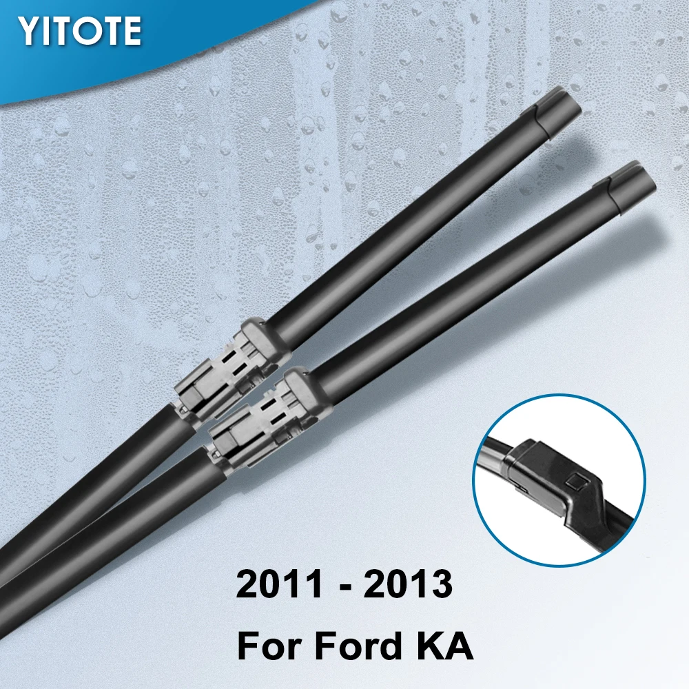 

YITOTE Wiper Blades for Ford Ka 24"&14" Fit Push Button Arms 2011 2012 2013