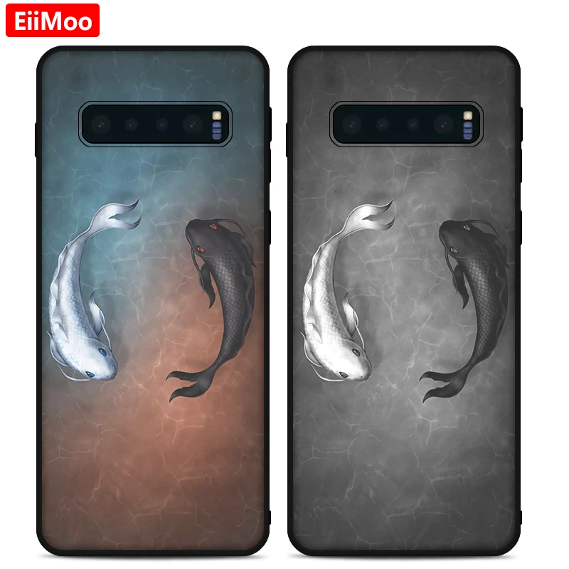 Чехол EiiMoo с 3D рисунком для Samsung Galaxy S10 S10e S10Plus мягкий силиконовый чехол Plus 5G E