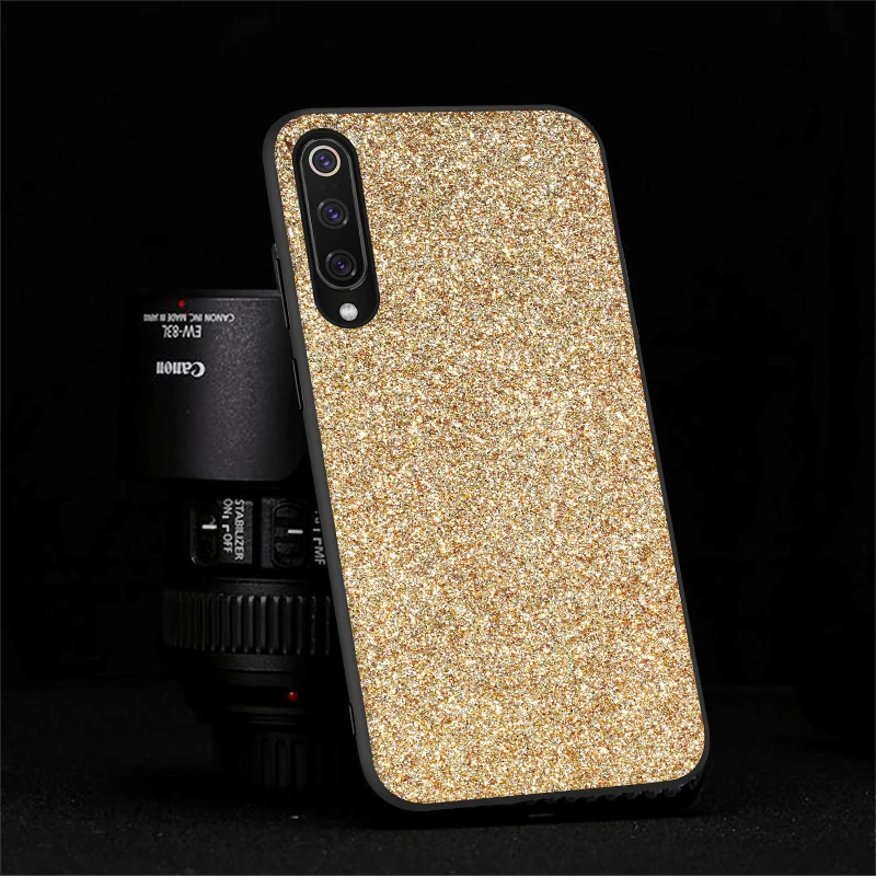 Xiaomi mi 9se Flash powder Mobile Phone Shell TPU soft rubber edge 8 9 8se phone case |