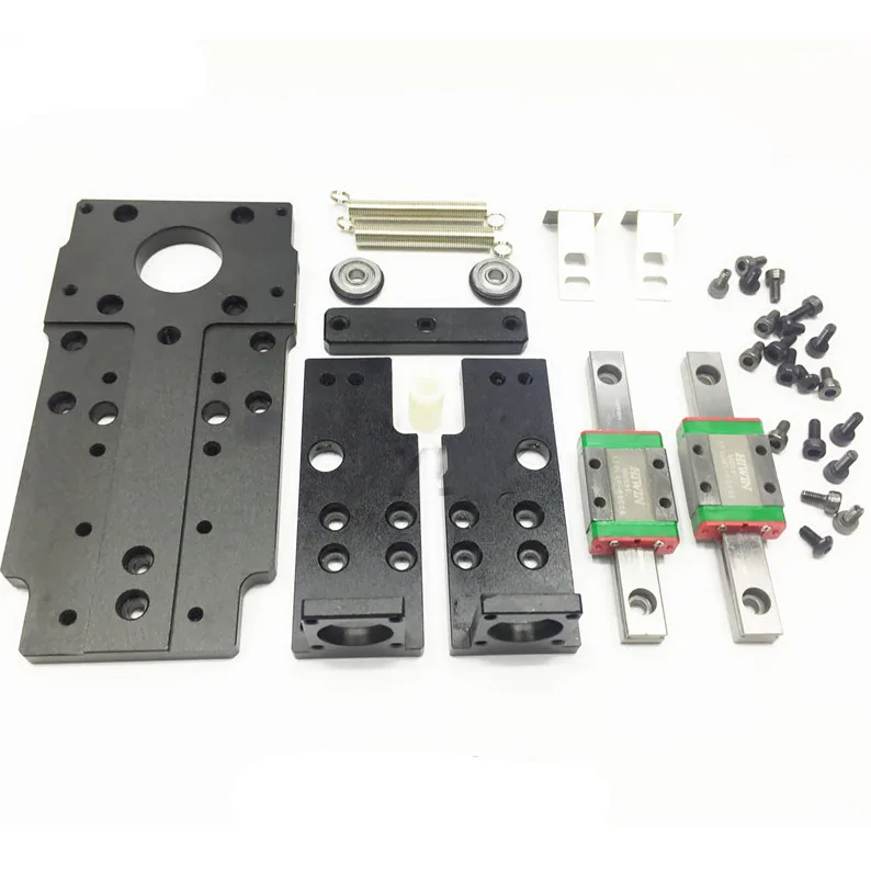 JD2040 SMT DIY монтажный разъем Nema8 полый вал шаговый для палочки место двойной головкой