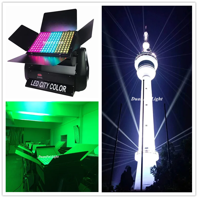10 шт. 180x9 Вт RGB наружный светодиодный городской цвет 3 в 1 rgb dmx настенный