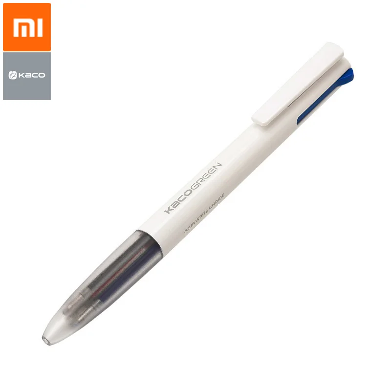 Xiaomi KACO EASY 4 в 1 многофункциональная ручка 0,5 мм черный синий красный зеленый стержень сменный гелевый ручка для офиса и школы