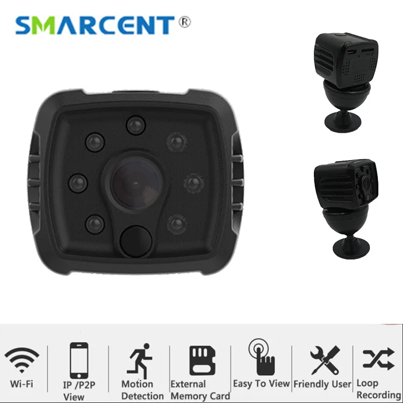 Мини-камера H7 Wi-Fi Full HD 1080P Экшн-камера nigth vision micro SD TF невидимая микрокамера
