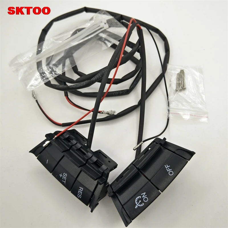 

Brand New Genuine Steering Wheel Control Buttons Audio Volume Cruise Control System Kit For Ford Focus 2005-2011
