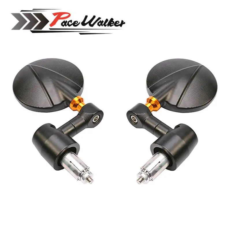 PACEWALKER совершенно новый Spy R80 Бар Конец мотоцикла заднего бокового зеркала для honda