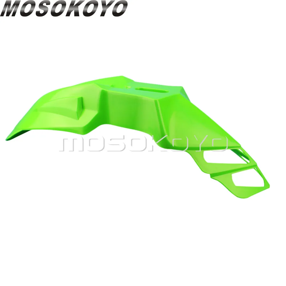 Зеленое переднее крыло мотоцикла EVO для Kawasaki KLX KLR KX 110 150 140L 250 450 грязезащитные