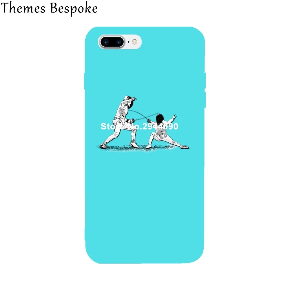 Ограждения Спорт задняя крышка для iPhone 6 S 7 плюс мягкий чехол телефона Последние