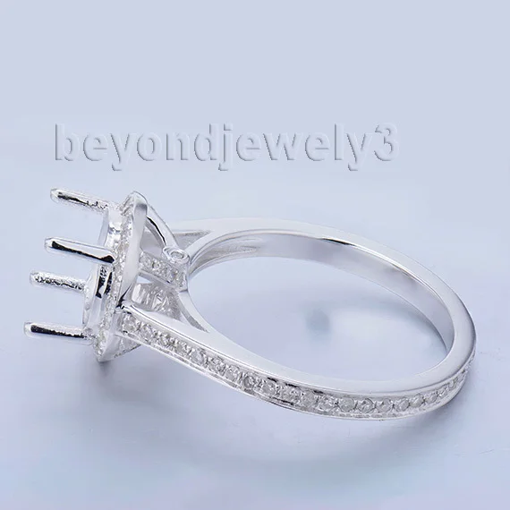 Круглое обручальное кольцо 8 мм In14k белое золото натуральный диаметр