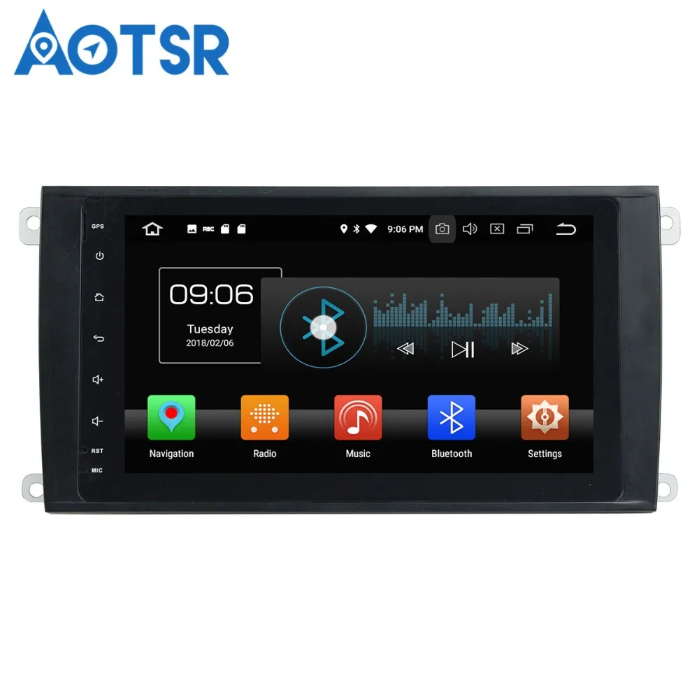 Автомобильный DVD плеер Aotsr Android 8 0 7 1 С GPS навигацией для Cayenne 2003 2010 мультимедийный