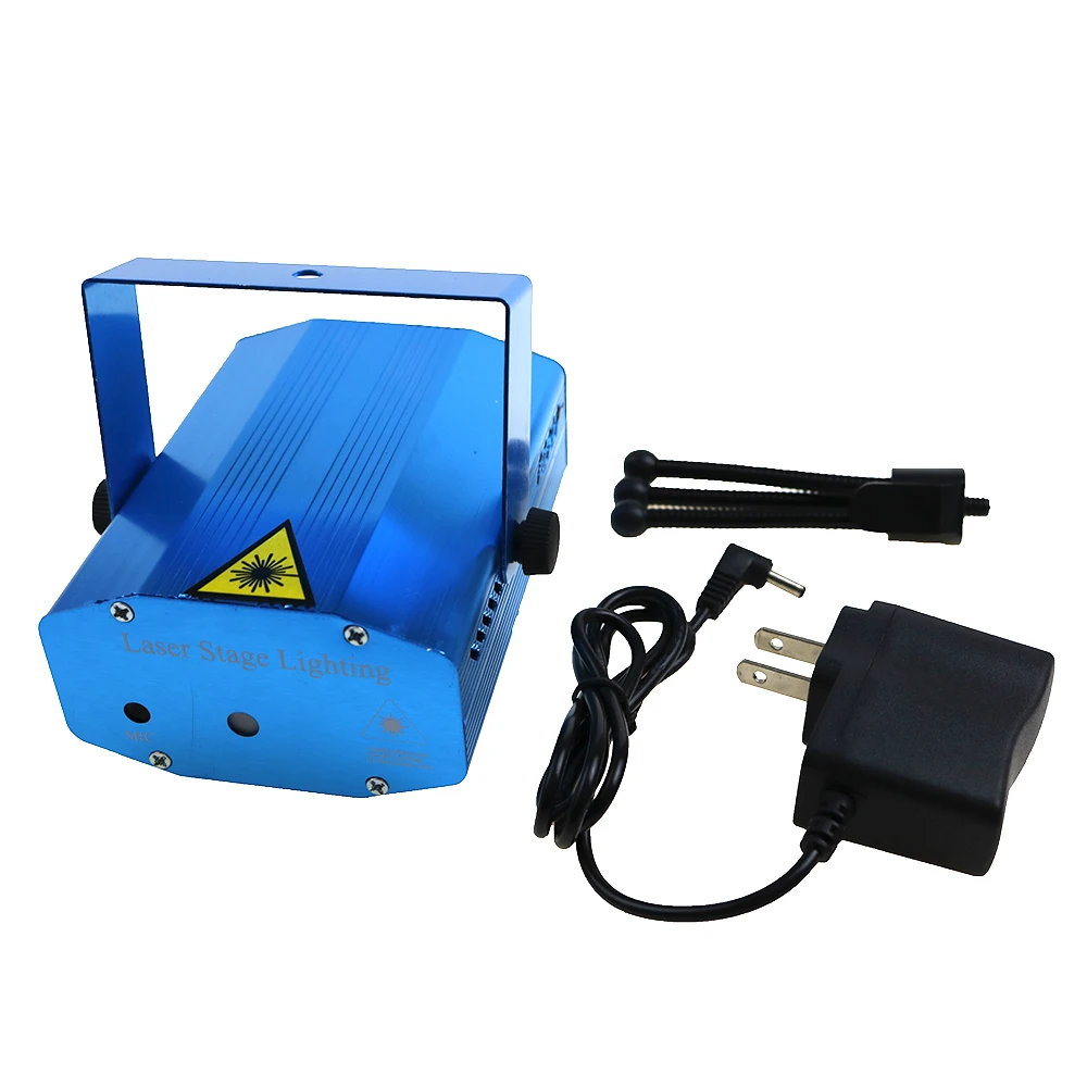 Мини прожектор для сцены лазерный проектор DJ дискотека Лазерное освещение ЕС США