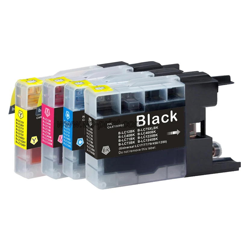 UP 4PCS Compatible Ink Cartridges for Brother MFC-J5910DW MFC-J6510DW MFC-J6710DW MFC-J6910DW LC1240 LC1280 LC75 | Компьютеры и офис