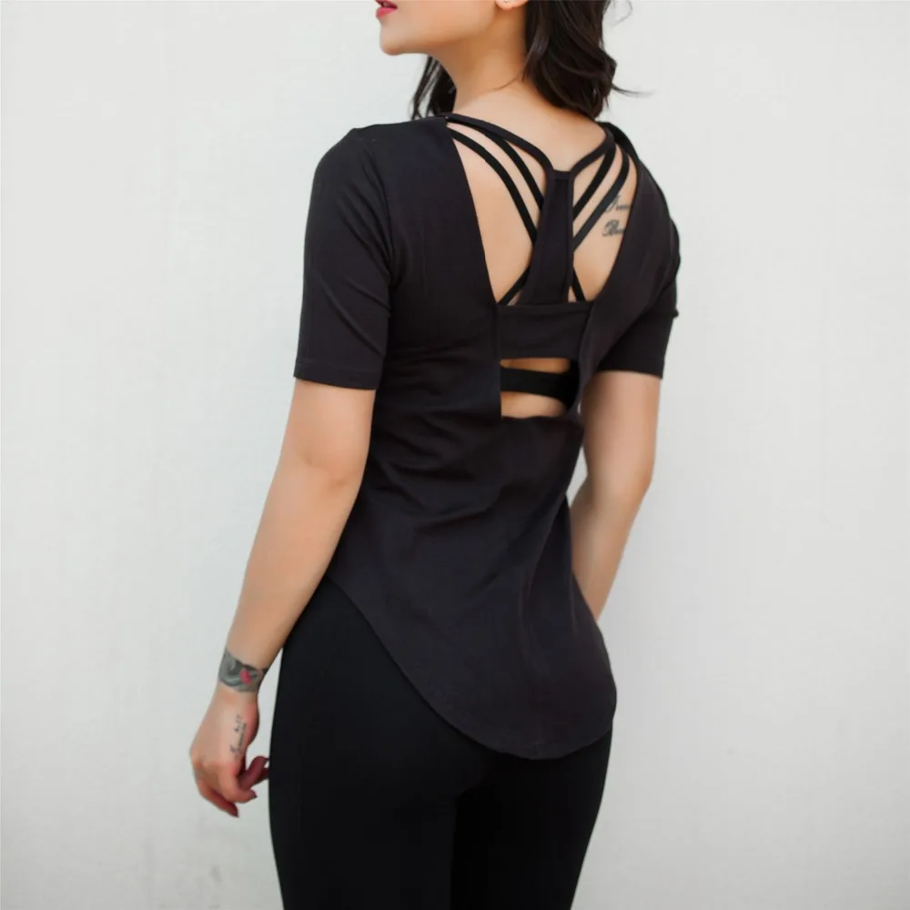 Рубашка женская для фитнеса S/M/L/XL/XXL/XXXL/4XL полиэстер|Рубашки йоги| |