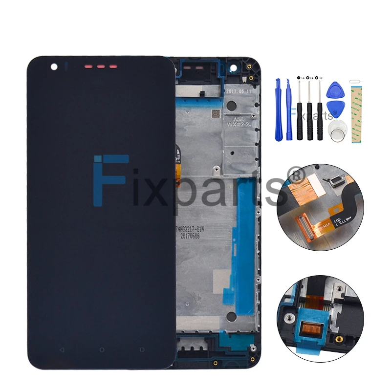ЖК дисплей для HTC Desire 825/10 сменный сенсорный экран с рамкой 825|touch screen digitizer|display