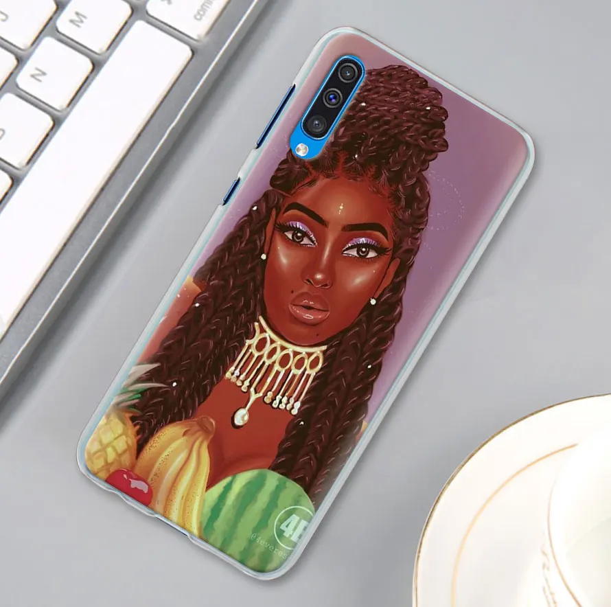 Меланина попсовое чехол КРЫШКА ДЛЯ samsung Galaxy A30 A40 A50 A70 A6 A8 плюс A7 A9 M30 чехол для телефона Coque
