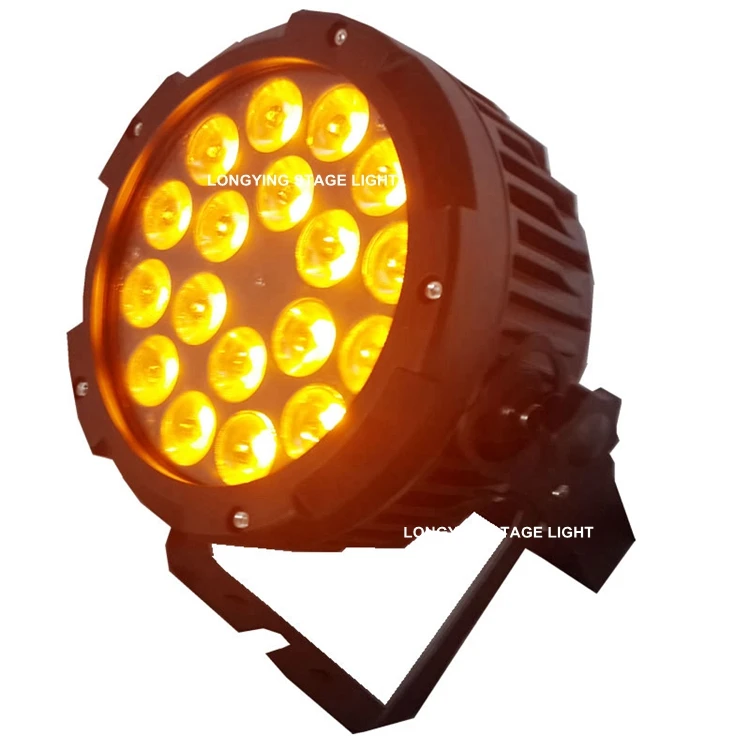 Бесплатная доставка IP65 Водонепроницаемый 18x15 Вт 5в1 RGBWA напольный Led Par свет
