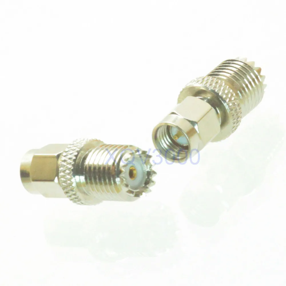 1pce адаптер Преобразователь мини * UHF гнездо к SMA контактный штекер RF коаксиальный |