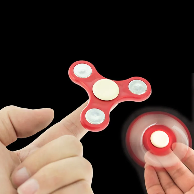 Керамический подшипник Tri Spinner ABS EDC ручной Спиннер для аутизма и СДВГ антистресс