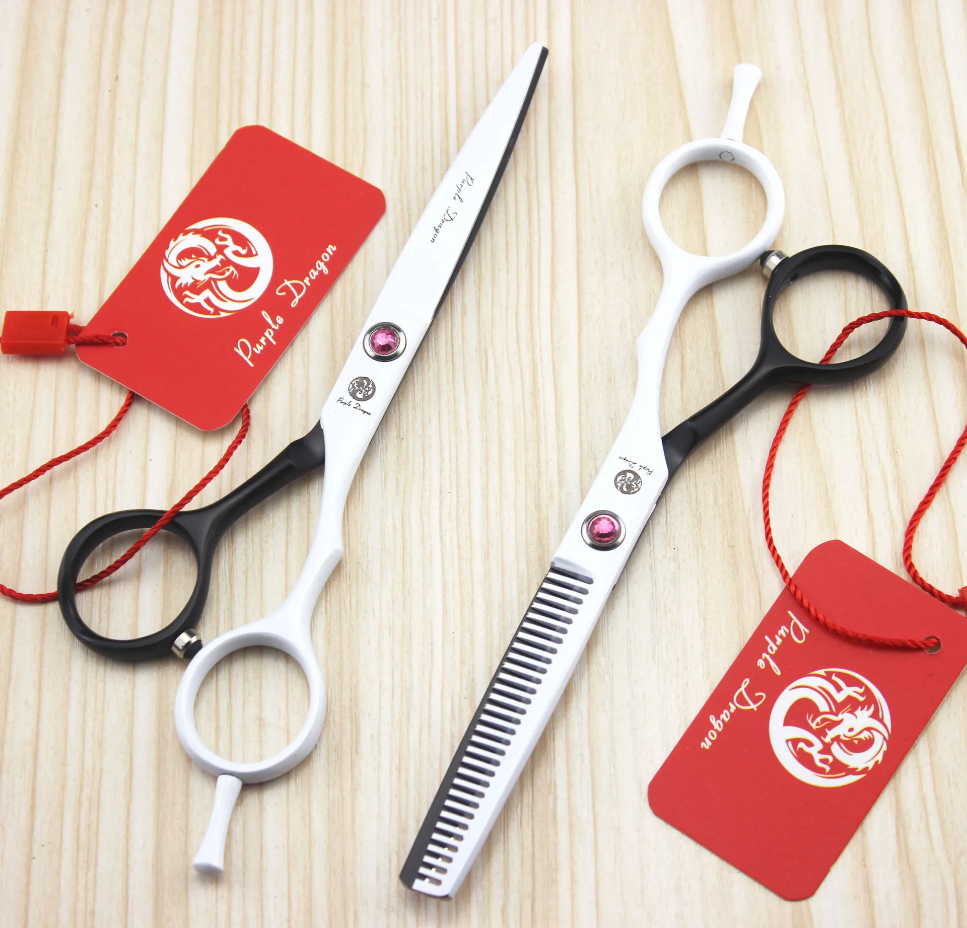 Профессиональные Титановые Парикмахерские ножницы 5 набор прямых ножниц для