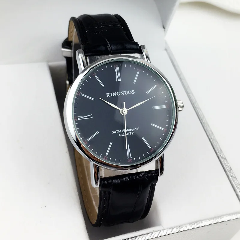 Reloj Hombre 2018 Роскошный Кварцевые часы Для мужчин модные Бизнес кожа Часы