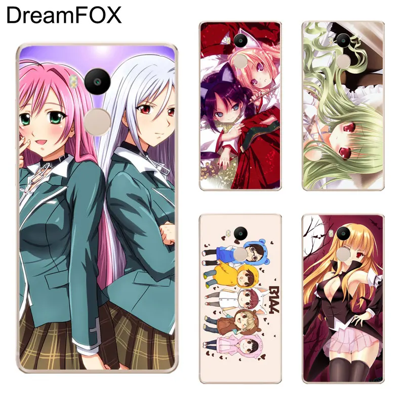 DREAMFOX K041 Cat Girl Nekomimi Art Anime Soft TPU Silicone Case Cover For Xiaomi Redmi Note 3 4 5 Plus 3S 4A 4X 5A Pro Global |