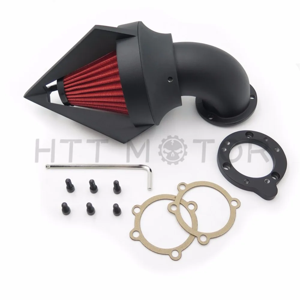 Aftermarket Бесплатная доставка Мотоцикл Запчасти Черный Спайк фильтр