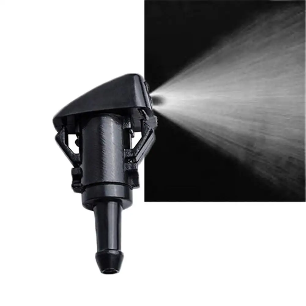 Универсальный комплект сопел омывателя лобового стекла черный с спринклерным