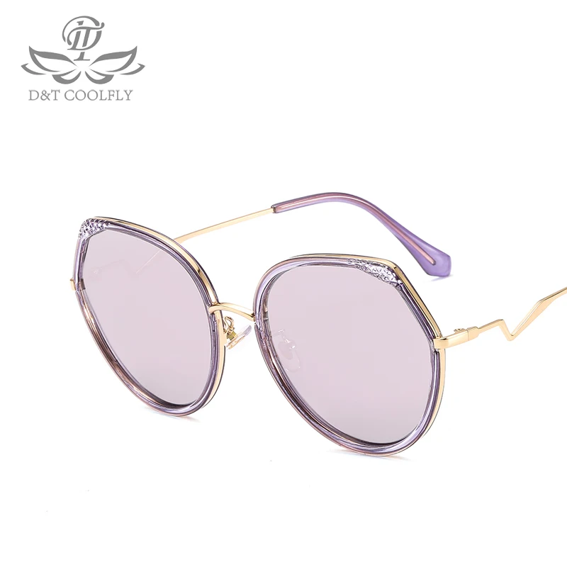 D &amp T 2020 новые модные простые круглые солнцезащитные очки для женщин и мужчин