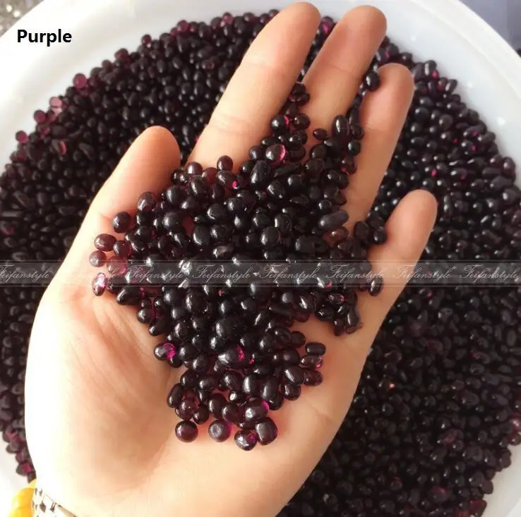 Purple 50 г K5 голубой стеклянный гравий камень зеленый цветной глазурь рок аквариумный аквариум Декор натуральный кварц камни и кристаллы - Цвет: Purple