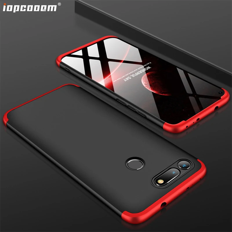 

Honor View 20 Case For Huawei Honor V20 Coque GKK 3 in 1 Business Comprehensive protection Phone Back Cover 6.4 inch