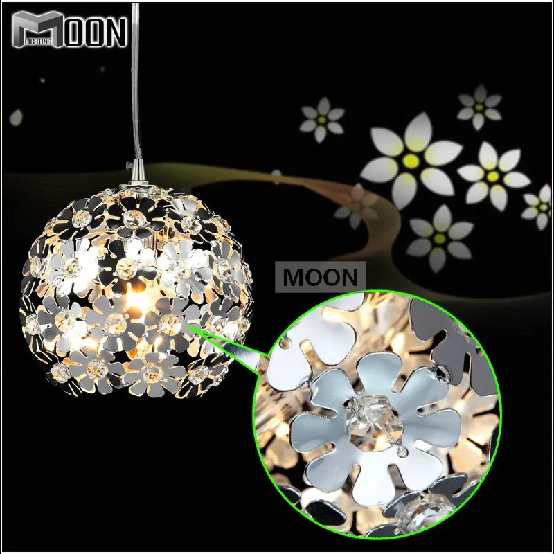 Красивый цветок подвеска кристалл света / лампы светильник лампа для Спальня |
