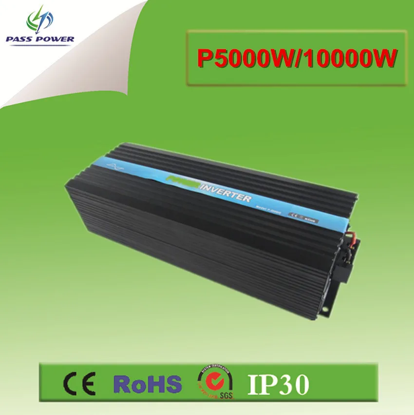 

Dc12v 24v 48v to Ac 100v 110v 120v 220v 230v 240v 50Hz/60Hz Pure Sine Wave 5000w/5kw High Power Inverter