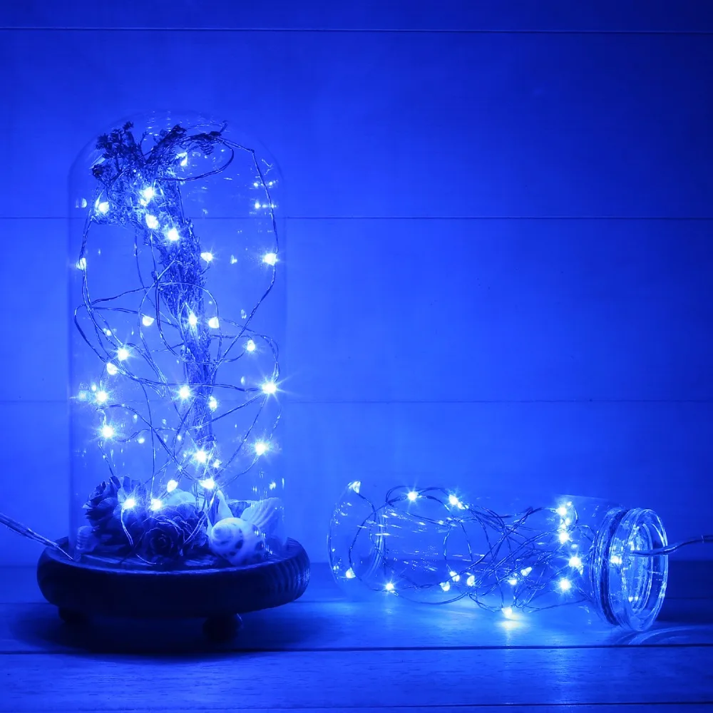 Magicnight 10 футов 30 синих мини микро светодиодных звездных огней погружные сказочные